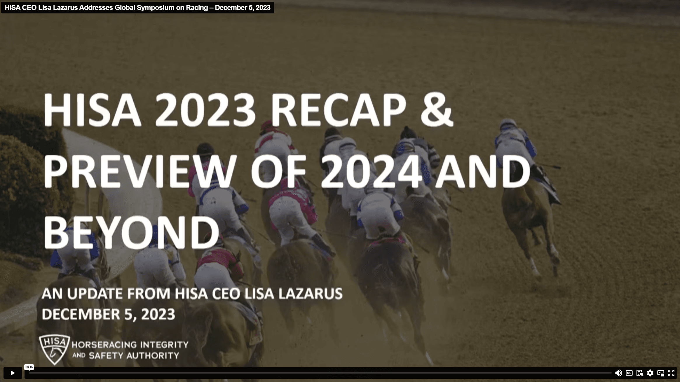 Horseracing Integrity and Safety Authority